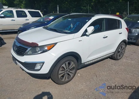 2013 Kia Sportage Ex from USA, damaged, VIN KNDPCCA22D7363985